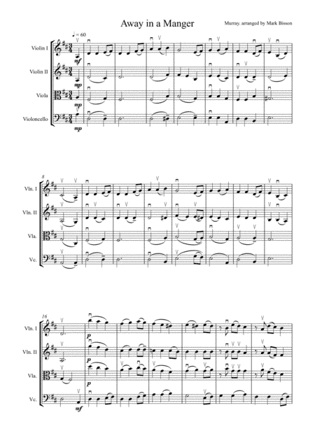 Away in a Manger (arr. Mark Bisson)
