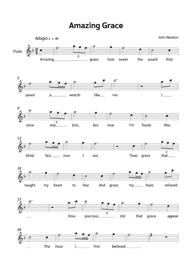 Amazing Grace (arr. Jackson Spindler)