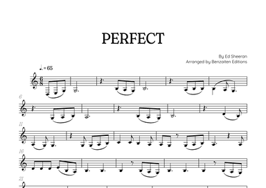 Perfect (arr. Benzaiten Editions)