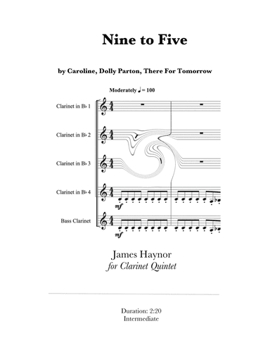 Nine To Five (arr. James Haynor)