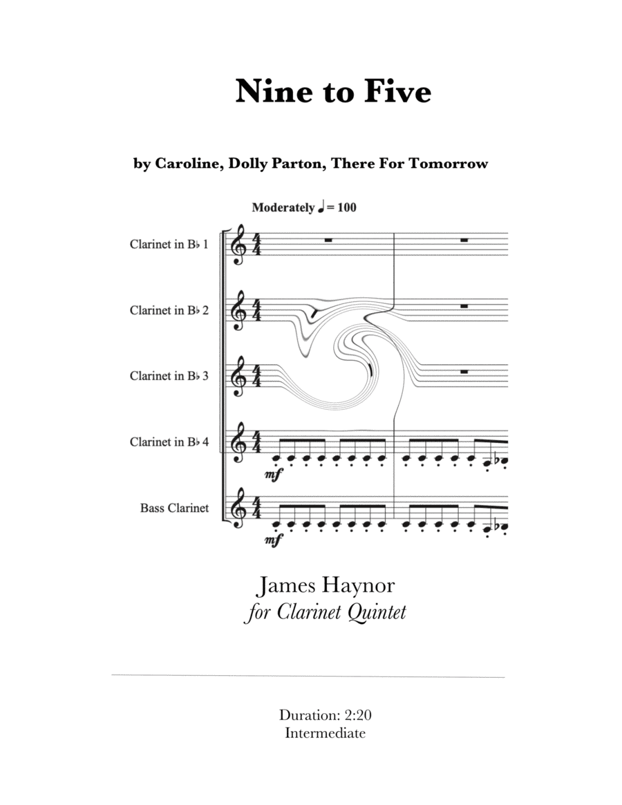 Nine To Five (arr. James Haynor)