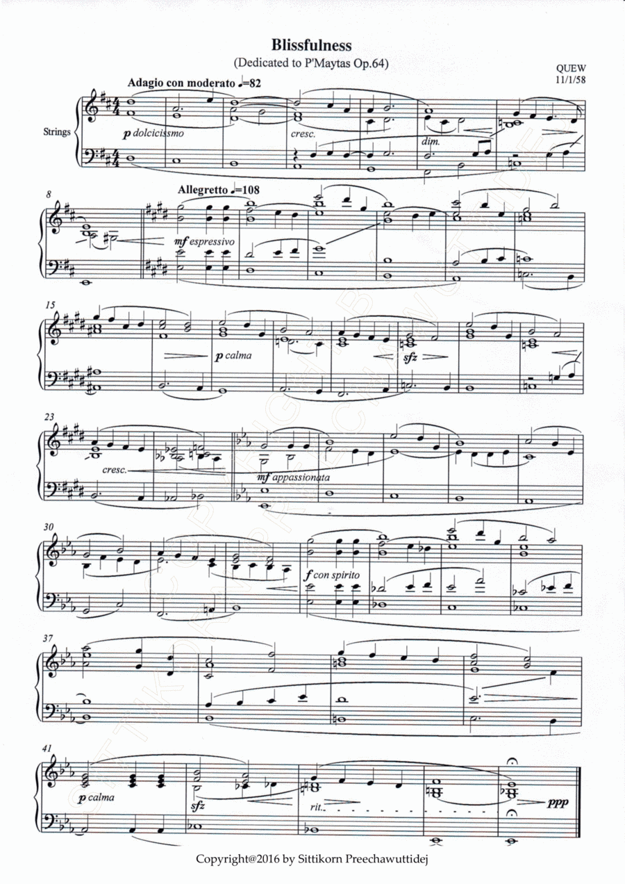 Op.64 Blissfulness [Dr.QUEW]