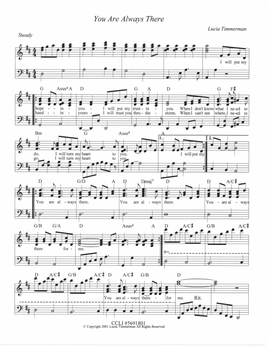 You Are Always There