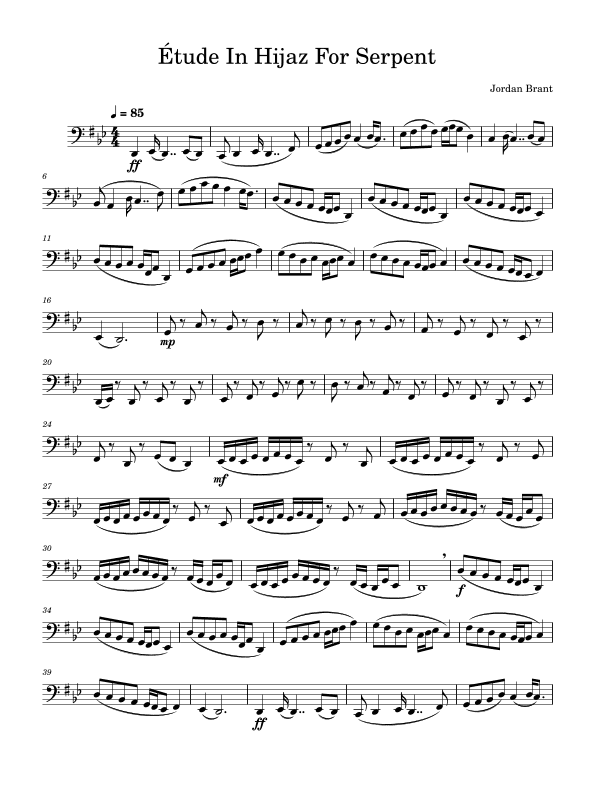 Étude For Serpent