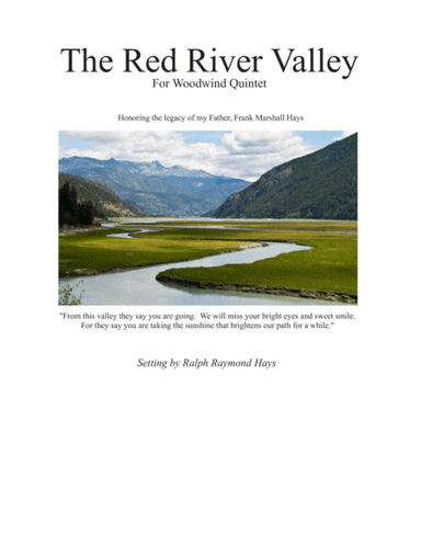 The Red River Valley (arr. Ralph Raymond Hays)
