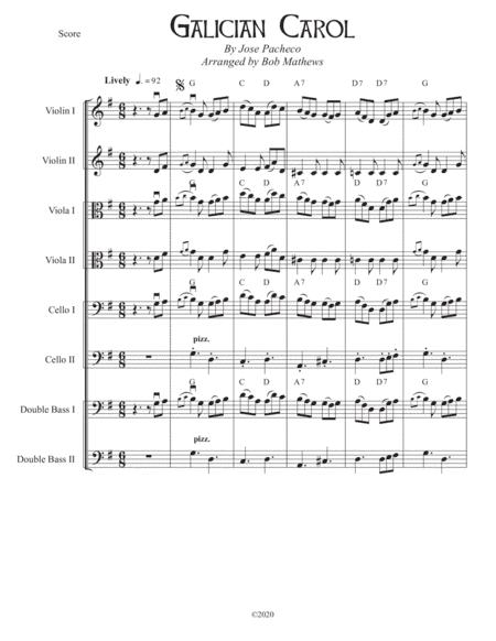 Galician Carol (arr. Bob Mathews)