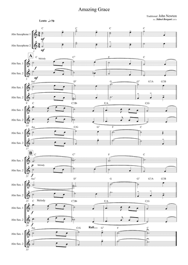 Amazing Grace (arr. Sidnei Borgani)