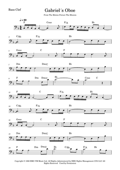 Gabriel's Oboe (arr. Fabio Eduardo de Oliveira)