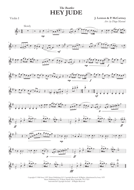 Hey Jude (arr. Diego Marani)