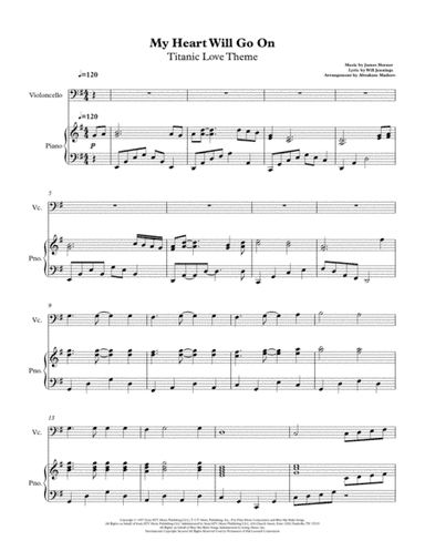 My Heart Will Go On (Love Theme from Titanic) (arr. Abraham Maduro)