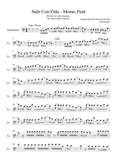 Salir con Vida (arr. Sr. Guaima)