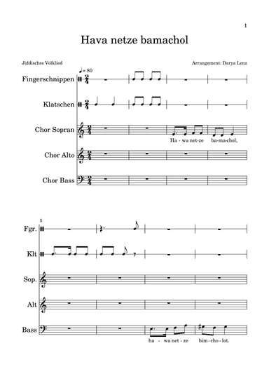 Hava neze (arr. Darya Lenz)