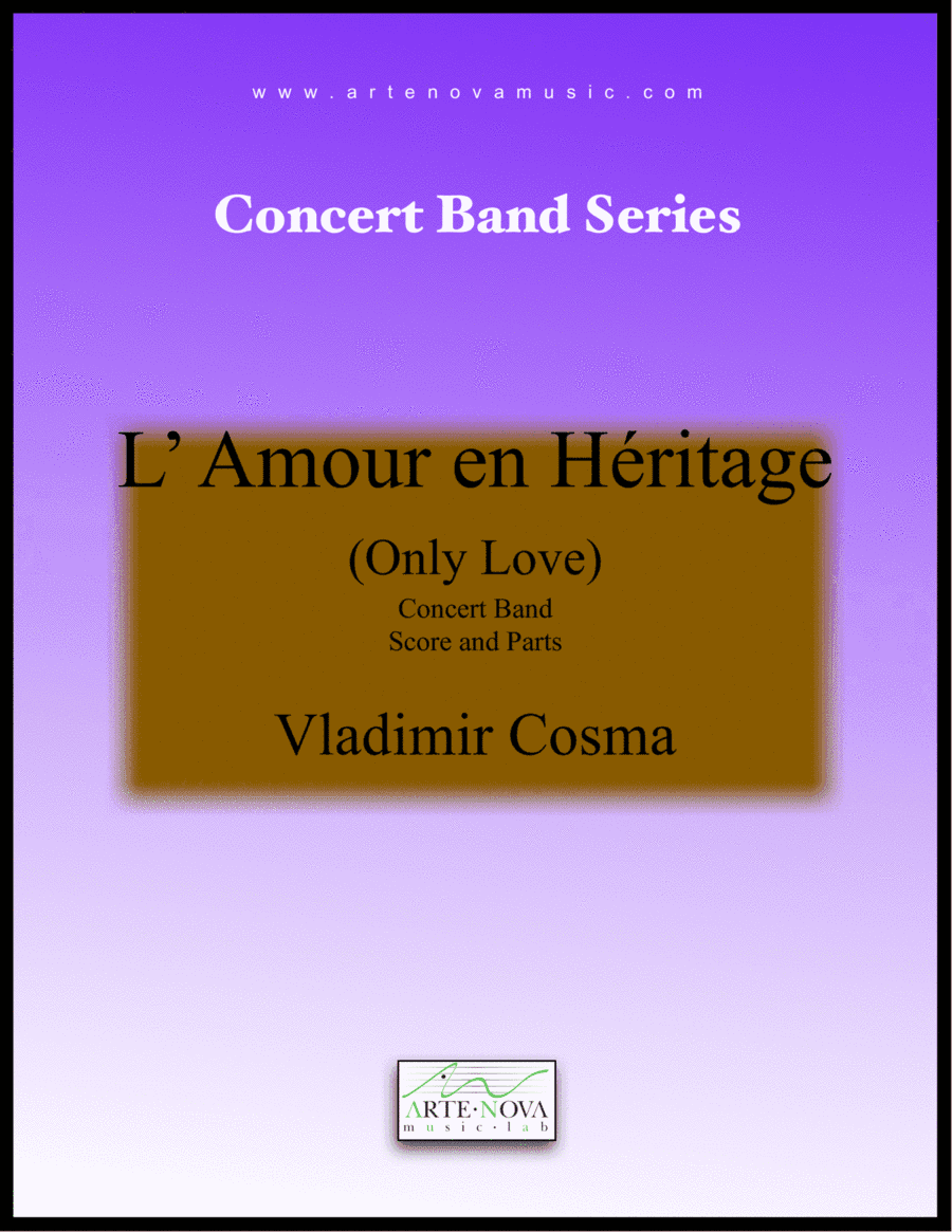 Only Love (l'amour En Heritage) (arr. Fausto Martínez Figueroa)