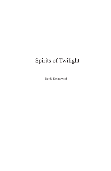 Spirits of Twilight  for orchestra