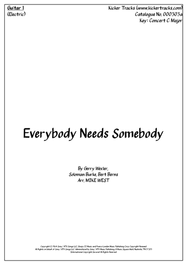 Everybody Needs Somebody To Love (arr. Michael Storeton-West)