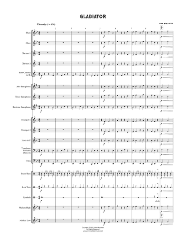 Gladiator - for concert band