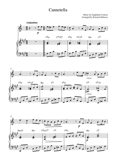 Cannetella (arr. Kaiserin Rebecca)