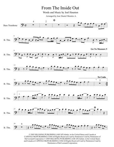From The Inside Out (arr. José Daniel Morales A.)