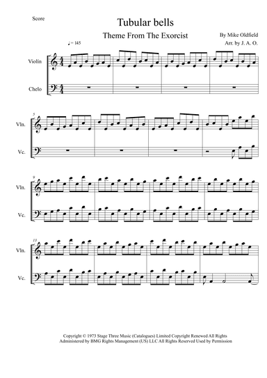 Tubular Bells (arr. José angel Ortiz ramirez)