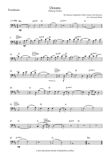 Oceans (where Feet May Fail) (arr. Fernando Britto)