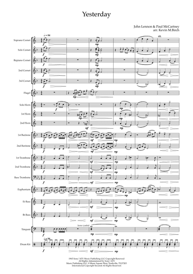 Yesterday (arr. Kevin Birch)