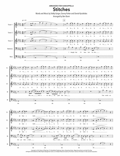 Stitches (arr. Ben Bram)