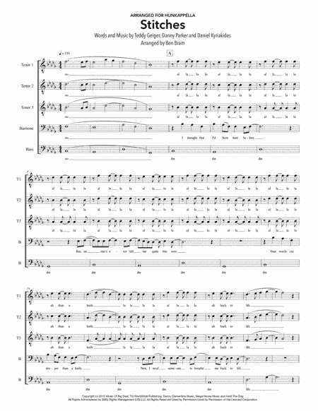 Stitches (arr. Ben Bram)