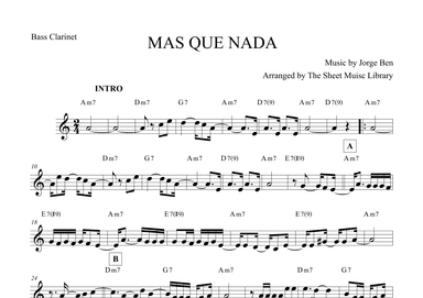 Mas Que Nada (arr. The Sheet Music Library)