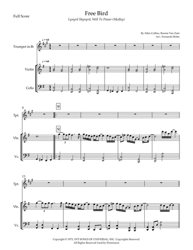 Free Bird (arr. Fernando Britto)