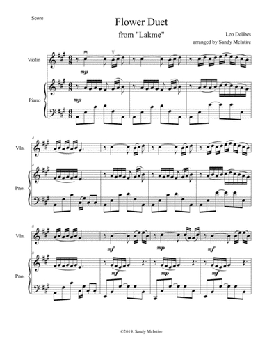 Flower Duet from Lakme (arr. Sandy McIntire)