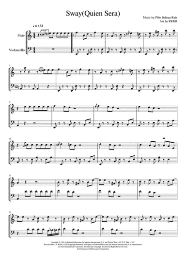 Sway (Quien Sera) (arr. RKKR)