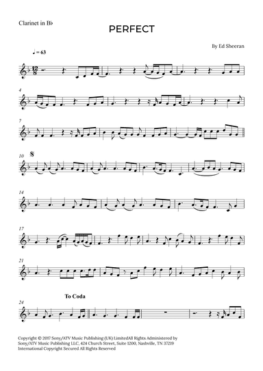 Perfect (arr. Alex Nunes Rodrigues)