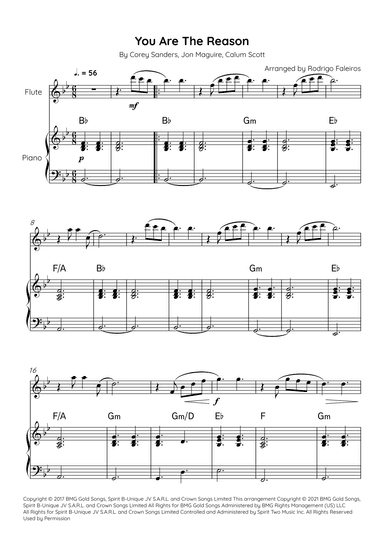 You Are The Reason (arr. Rodrigo Faleiros)