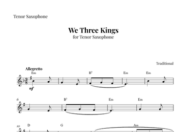 We Three Kings (arr. GDJ)