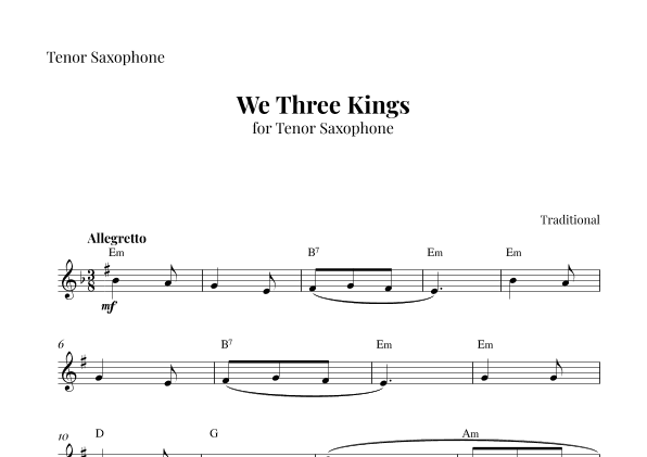 We Three Kings (arr. GDJ)