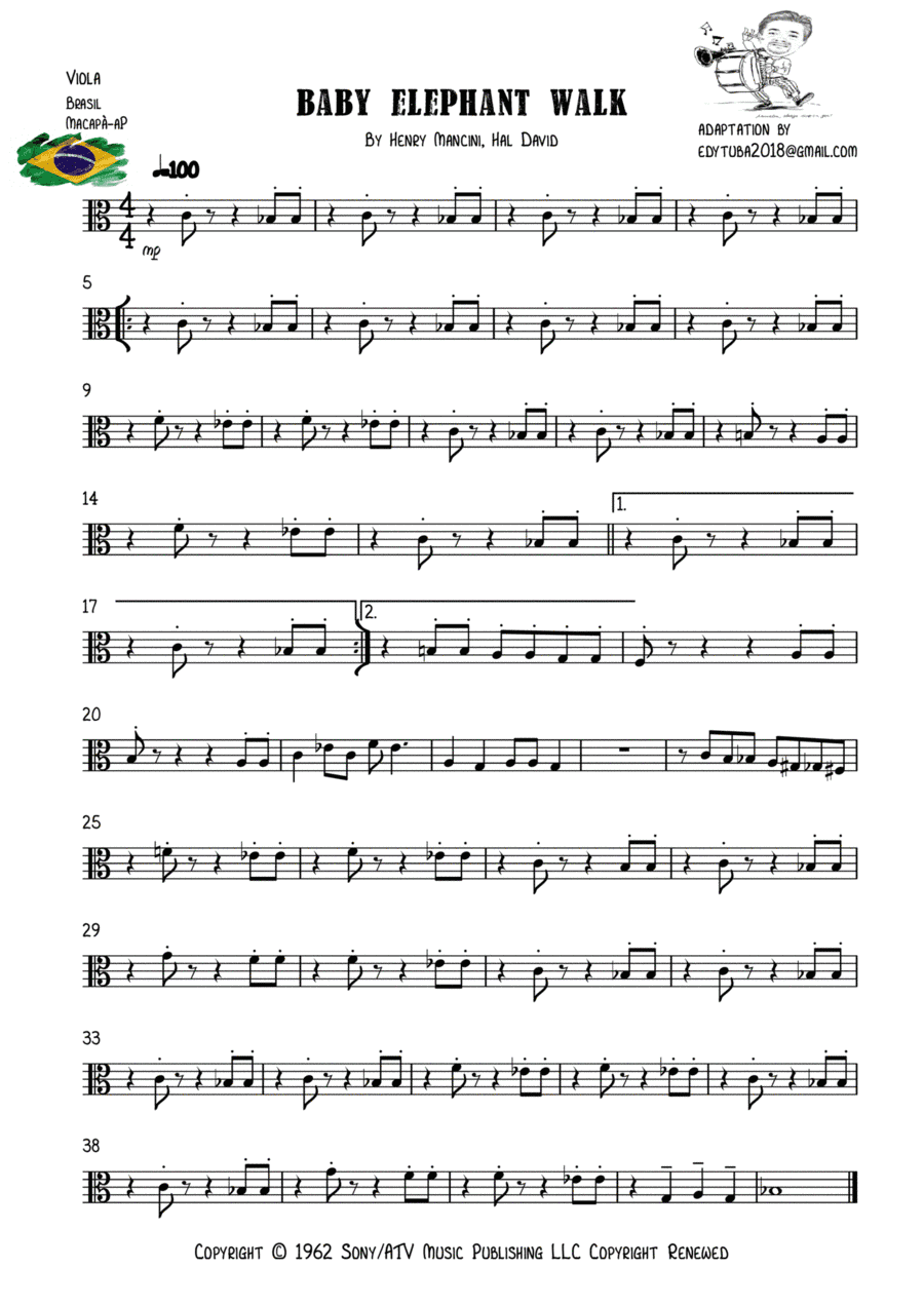 Baby Elephant Walk (arr. EDYCARLOS TAVARES)