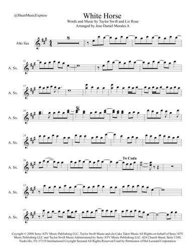 White Horse (arr. Jose Daniel Morales A.)