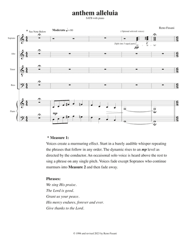 anthem alleluia