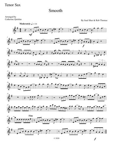 Smooth (arr. Catherine Quinlan)