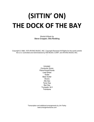 (Sittin' On) The Dock Of The Bay (arr. Jim Farley)