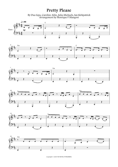 Pretty Please (arr. Henrique F Mangoni)