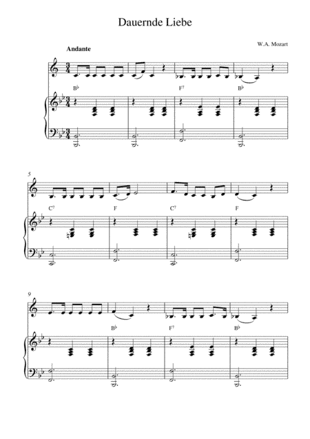 Dauernde Liebe (arr. Kaiserin Rebecca)