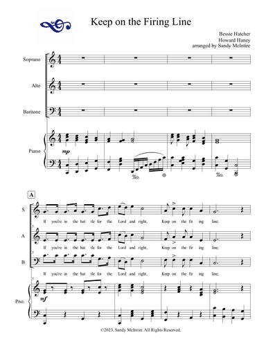 Keep on the Firing Line (arr. Sandy McIntire)