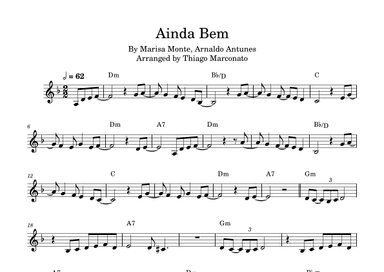 Ainda Bem (arr. Thiago Marconato)