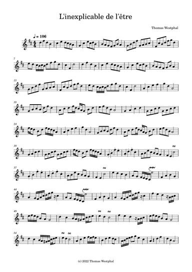 L'inexplicable de l'être