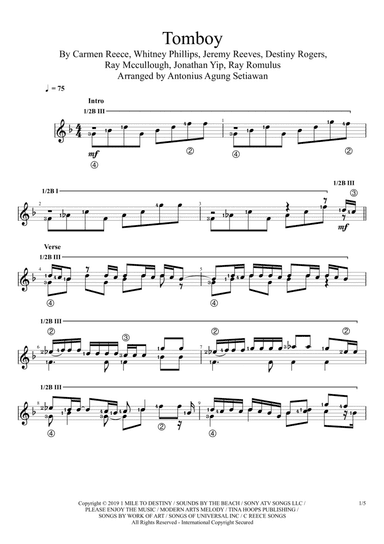 Tomboy (arr. Antonius Agung Setiawan)