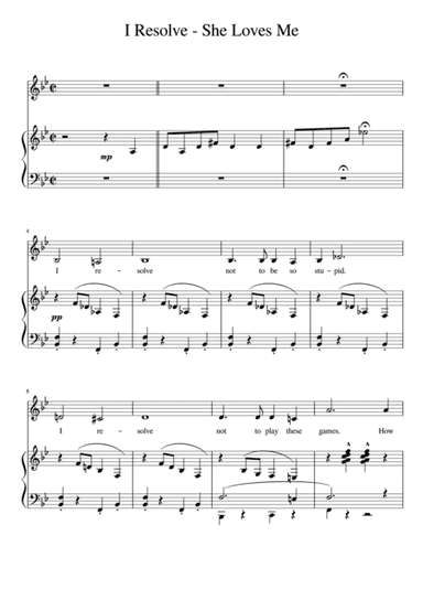 I Resolve (arr. Belle)