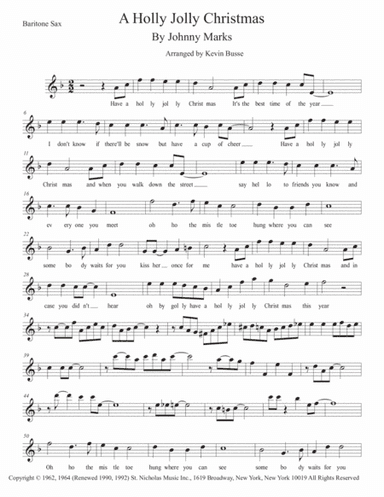 A Holly Jolly Christmas (arr. Kevin Busse)