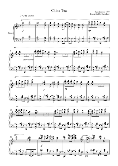 China Tea (arr. Steve Law)