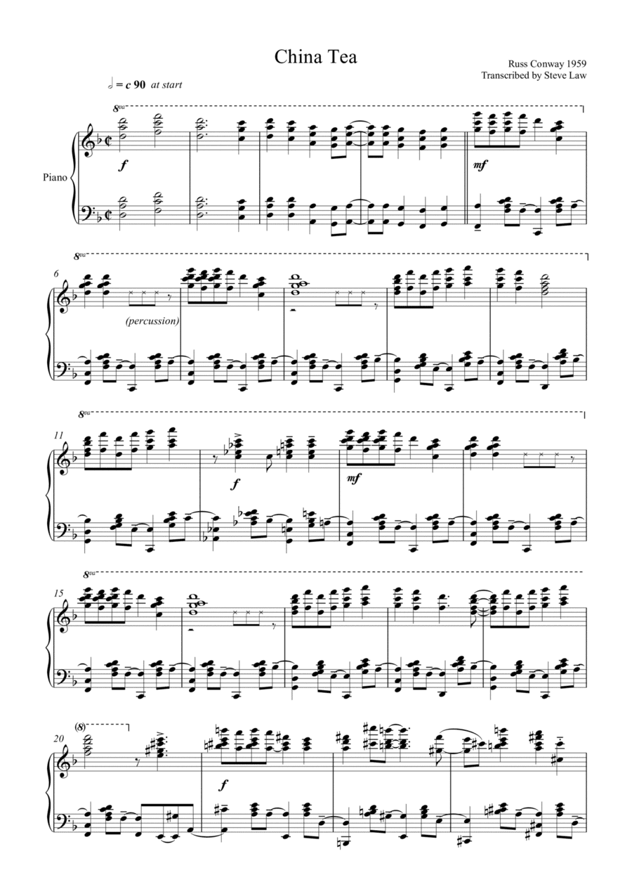 China Tea (arr. Steve Law)